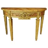 A Louis XV style console table