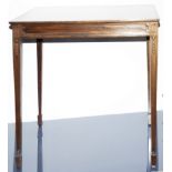 Hepplewaite style mahogany table