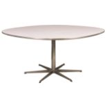 A Piet Hein and Bruno Mathsson for Fritz Hansen Super Elliptical dining table