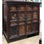 Chinese hardwood cupboard