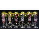 (lot of 17) Continental stemware group