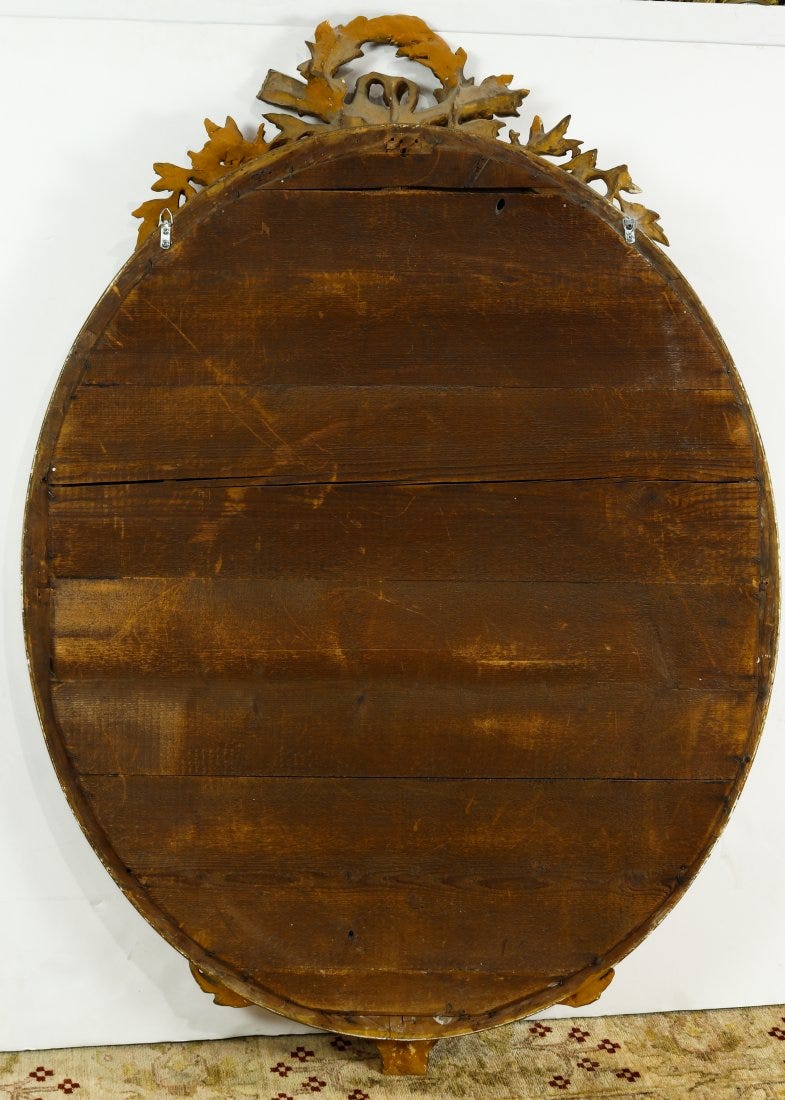 A Rococo style giltwood mirror, 19th century - Image 2 of 3
