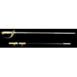 An Italian naval officer sword