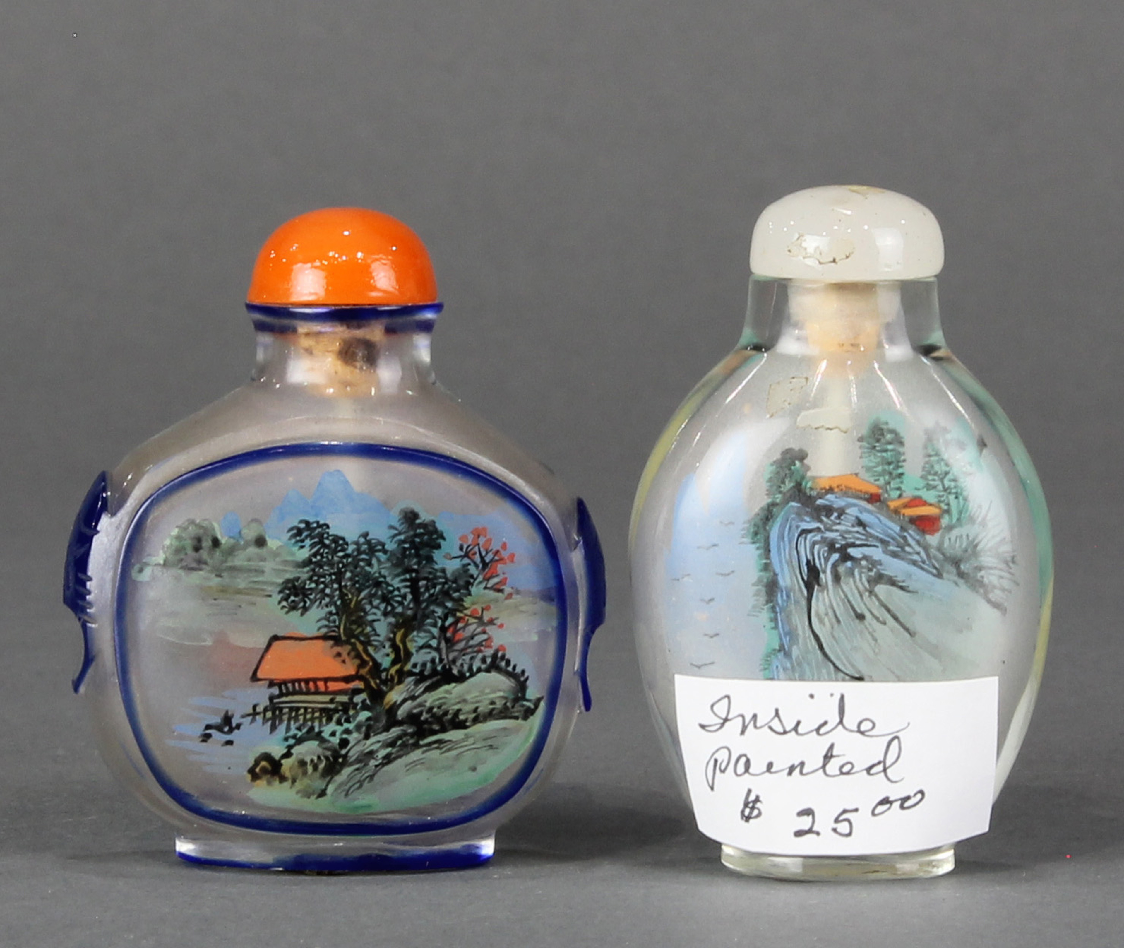 (Lot of 2) Inside Painted Snuff Bottles - Image 4 of 6