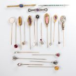 A group of 20th Century stick pins