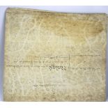 Indenture dated 1811 for land in the county of York