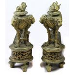 A pair of Neoclassical style chenets