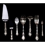 A (lot of 49) Gorham Louis XV sterling flatware service