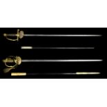 (2) British court swords: Hobbson & Sons City of London Court