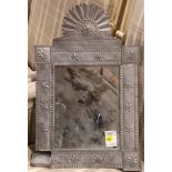 A Mexican style incised decorated frame