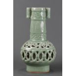 A Lonqquan celadon Arrow vase