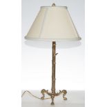 A Rococo style table lamp