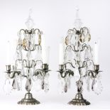 A pair of Louis XV style candelabra