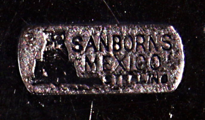 A Sanborns Mexico sterling tray - Image 3 of 3