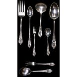 Wallace Rose Point sterling flatware set