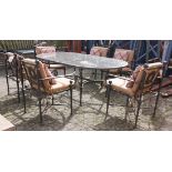 (lot of 7) Outdoor dining patio suite