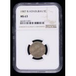 A British Honduras 1907 Edward VII NGC MS63