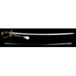 A World War II Army officer sword