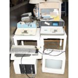 (lot of 4) IBM set of early computer pieces