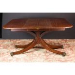 A Regency mahogany drop leaf table