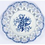 Royal Worchester blue and white bowl