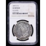 1850 o Morgan Dollar NGC XF Details (cleaned)