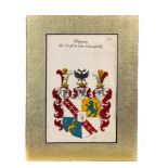 (lot of 12) Selection of early framed German coat of arms book plates