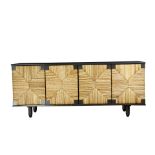 A Noir Furniture contemporary mahogany credenza