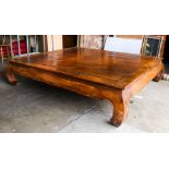 A large Asian coffee table