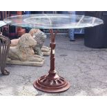 Bistro style occasional table