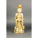 Chinese serpentine figure of a female immortal