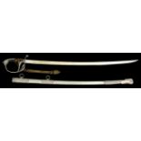 An US Army officer presentation sword