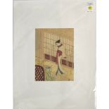 Suzuki Harunobu, Ensaki bijin-zu print