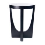 A Moderne ebonized cocktail table