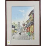 Lot of (2) Japanese woodblock prints