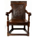 An English Jacobean armchair