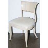 A Moderne side chair