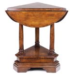 A Minton-Spidell drop leaf occasional table