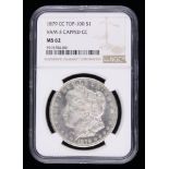 1879cc Morgan Dollar VAM3 cappedCC NGC MS62