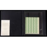 Album of complete full sheets Scott #740-749 1934 National Parks