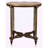 A Louis XVI style gilt bronze