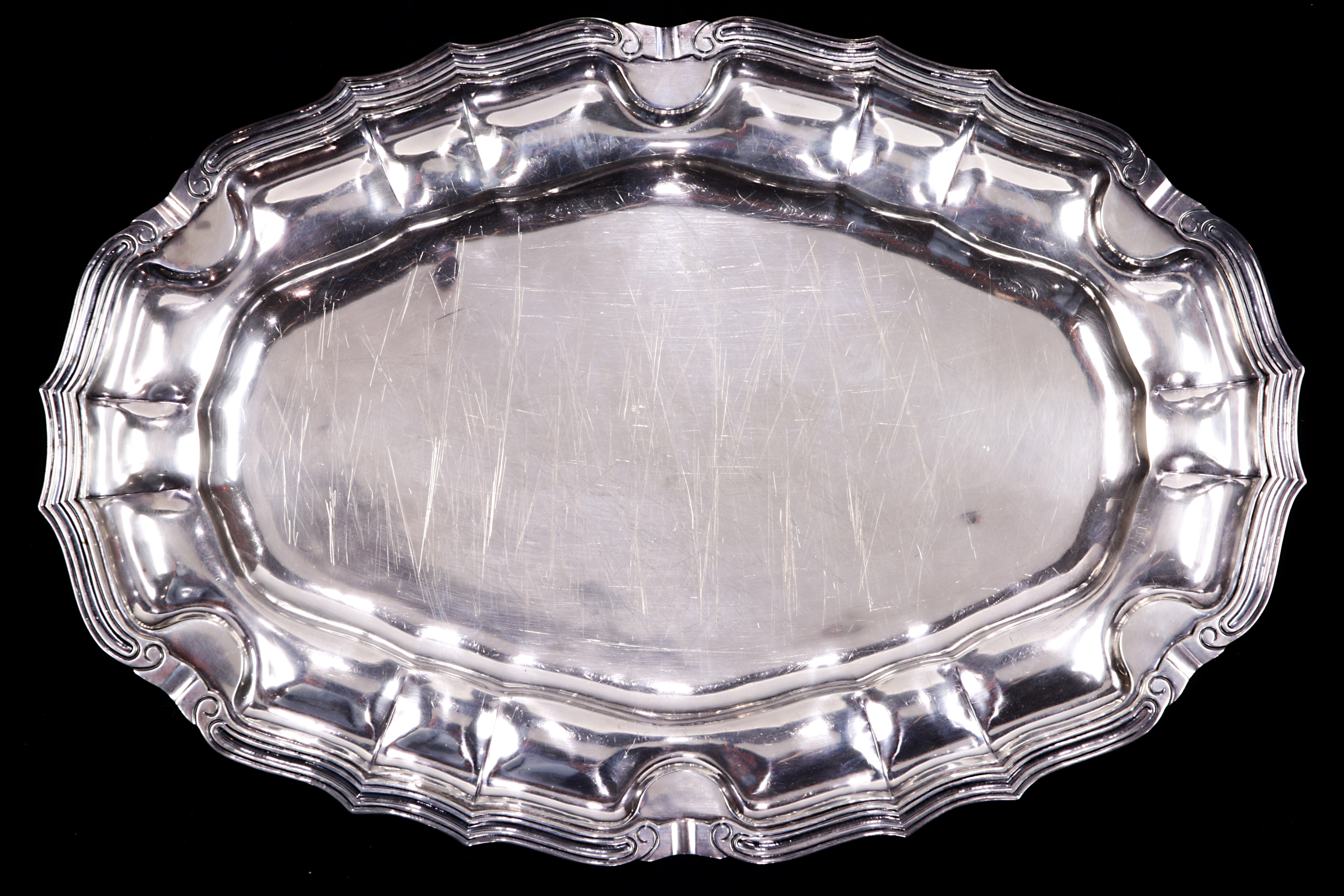A Sanborns Mexico sterling tray
