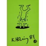 Work on paper, Manner of Keith Haring
