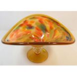 A Murano Vetro Eseguito art glass comport 8.5in hi