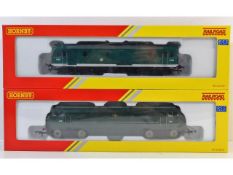 Two boxed 00 gauge Hornby model trains: BR-Bo-Bo C