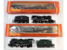 Two boxed 00 gauge Hornby model trains: R257 BR Sc