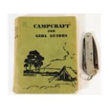 A Campcraft for Girl Guides book twinned with a gu