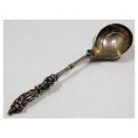 A large continental silver apostle spoon with Fred