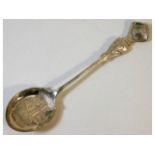 A Plymouth HMS Revenge commemorative spoon made by