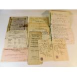 A 1946 Gallaher Ltd. tobacco receipt twinned with